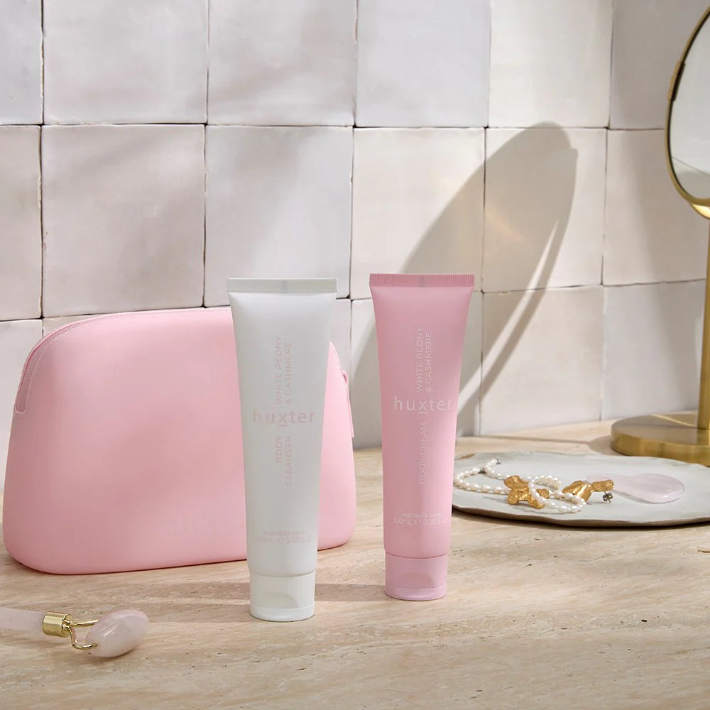 Huxter Body Care Gift Set - Pink - White Peony & Cashmere image 1